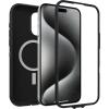 OtterBox iPhone 15 Pro MAX (Only) Defender Series XT Case – BLACK, screenless, rugged, snaps to MagSafe, lanyard attachment (ships in polybag, ideal for business customers)(Black)
