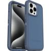 OtterBox iPhone 15 Pro MAX (Only) Defender Series XT Clear Case – Velvet Evergreen (Clear), screenless, Rugged, Snaps to MagSafe, Lanyard Attachment(Blue)
