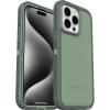 OtterBox iPhone 15 Pro MAX (Only) Defender Series XT Clear Case – Velvet Evergreen (Clear), screenless, Rugged, Snaps to MagSafe, Lanyard Attachment(Green)