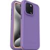 OtterBox iPhone 15 Pro MAX (Only) FRĒ Series Waterproof Case with MagSafe (Designed by LifeProof) – Black, Waterproof, 60% Recycled Plastic, Sleek and Stylish(Purple)