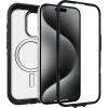 OtterBox iPhone 15 Pro (Only) Defender Series XT Clear Case – Mountain Frost (Clear), Screenless, Rugged, Snaps to MagSafe, Lanyard Attachment(Dark Side)