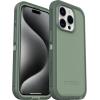 OtterBox iPhone 15 Pro (Only) Defender Series XT Clear Case – Mountain Frost (Clear), Screenless, Rugged, Snaps to MagSafe, Lanyard Attachment(Green)