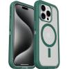 OtterBox iPhone 15 Pro (Only) Defender Series XT Clear Case – Mountain Frost (Clear), Screenless, Rugged, Snaps to MagSafe, Lanyard Attachment(Velvet Evergreen)
