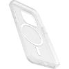 OtterBox iPhone 15 Pro (Only) Symmetry Series Clear Case – Stardust (Clear/Silver), Snaps to MagSafe, Ultra-Sleek, Raised Edges Protect Camera & Screen
