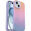 OtterBox iPhone 15, iPhone 14, and iPhone 13 Symmetry Series Clear Case – Stardust (Clear/Silver), Snaps to MagSafe, Ultra-Sleek, Raised Edges Protect Camera & Screen(Soft Sunset)