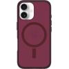 OtterBox iPhone 16 Plus – Symmetry Series Case – Stardust Night (Silver Flake) – Snaps to MagSafe – Ultra-Slim – Raised Edges Protect Camera & Screen – Non-Retail Packaging(Red (Clear))