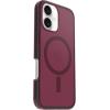 OtterBox iPhone 16 Plus – Symmetry Series Case – Stardust Night (Silver Flake) – Snaps to MagSafe – Ultra-Slim – Raised Edges Protect Camera & Screen – Non-Retail Packaging(Red (Clear))