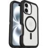 OtterBox iPhone 16 Plus Defender Series XT Clear Case – Dark Side (Single unit ships in polybag)(Dark Side Black)