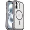 OtterBox iPhone 16 Pro Defender Series XT Clear Case – Floral Purple(Snow Capped Clear)
