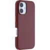 OtterBox iPhone 16 Symmetry Series Clear Case – Baby Blue Jeans(Brick Red)