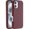 OtterBox iPhone 16 Symmetry Series Clear Case – Baby Blue Jeans(Brick Red)