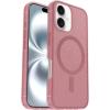 OtterBox iPhone 16 Symmetry Series Clear Case – Baby Blue Jeans(Foxberry Pink)