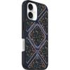 OtterBox iPhone 16 Symmetry Series Clear Case – Baby Blue Jeans(New: Floral Romance Blue)