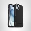 OtterBox iPhone 16e, 15, 14, & 13 Commuter Series Case – BLACK, slim & tough, pocket-friendly, with port protection (ships in polybag)(iPhone 15 / iPhone 14 / iPhone 13)