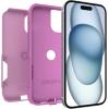 OtterBox iPhone 16e, 15, 14, & 13 Commuter Series Case – GET Your Greens, Slim & Tough, Pocket-Friendly, with Port Protection(Pink)
