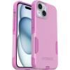 OtterBox iPhone 16e, 15, 14, & 13 Commuter Series Case – GET Your Greens, Slim & Tough, Pocket-Friendly, with Port Protection(Pink)