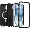 OtterBox iPhone 16e, 15, 14, & 13 Defender Series – Black, screenless, rugged & durable, with port protection, snaps to MagSafe(Black)