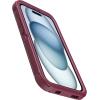 OtterBox iPhone 16e, 15, 14, & 13 Defender Series – Foxberry Pink, screenless, rugged & durable, with port protection, snaps to MagSafe