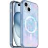 OtterBox iPhone 16e, 15, 14, & 13 Symmetry Series Clear Case – Stardust(New: Opal Prism Blue)