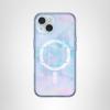 OtterBox iPhone 16e, 15, 14, & 13 Symmetry Series Clear Case – Stardust(New: Opal Prism Blue)