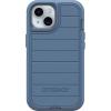 OtterBox iPhone 16e (Only) – Defender Series Case – Black – Screenless – Rugged & Durable – with Port Protection – Holster Clip Includes – Microbial Defense Protection(Baby Blue Jeans (Blue))
