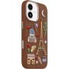 OtterBox iPhone 17 Pro Max Symmetry Series Cactus Leather Case – Blue Sentiment – Slim, Premium Protective iPhone Case(City of Love Brown)