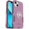 OtterBox Bundle Commuter Series for iPhone 13 – (RIVETING Way) + PopSockets PopGrip – (BE Kind) Teal(Pink)