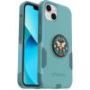 OtterBox Bundle Commuter Series for iPhone 13 – (RIVETING Way) + PopSockets PopGrip – (BE Kind) Teal(Teal)
