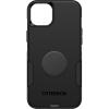 OtterBox Bundle iPhone 15 Plus and iPhone 14 Plus Commuter Series Case – (Black) + PopSockets PopGrip – (Black), Slim & Tough, Pocket-Friendly, with Port Protection, PopGrip Included(Black)