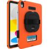 OtterBox Defender for Business W/Kickstand/HANDSTRAP for iPad (A16) & iPad 10th Gen – HIGH Visibility (Orange),Rugged & Durable,screenless,Port Protection,Includes Shield-Stand (Non-Retail Packaging)(Kickstand/Handstrap Screenless V2 – Black)
