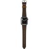 OtterBox Symmetry Cactus Leather Watch Band for Apple Watch Series 7/8/9 40/41/42mm PLUM LUX (Purple)(Rich Adobe (Brown))