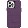 OtterBox iPhone 13 Pro Max & iPhone 12 Pro Max Defender Series Case – Black, Rugged & Durable, with Port Protection, Includes Holster Clip Kickstand(Purple)