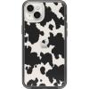 OtterBox iPhone 14 Plus Symmetry Series+ Case – CLEAR , ultra-sleek, snaps to MagSafe, raised edges protect camera & screen(Cow Print)