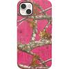 OtterBox iPhone 14 Plus Symmetry Series+ Case – CLEAR , ultra-sleek, snaps to MagSafe, raised edges protect camera & screen(Realtree Flamingo Pink (Gen 2))
