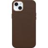 OtterBox iPhone 15 Plus Symmetry Series Cactus Leather for MagSafe – Noir ASH (Black), Snaps to MagSafe, Ultra-Sleek, Raised Edges Protect Camera & Screen(Brown)