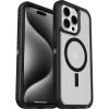 OtterBox iPhone 15 Plus and iPhone 14 Plus Defender Series XT Clear Case – Mountain Frost (Clear), screenless, Rugged, Snaps to MagSafe, Lanyard Attachment(Dark Side)