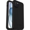 OtterBox iPhone 15 Plus and iPhone 14 Plus FRĒ Series Waterproof Case with MagSafe (Designed by LifeProof) – BLACK, waterproof, 60% recycled plastic, sleek and stylish