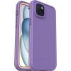 OtterBox iPhone 15 Plus and iPhone 14 Plus FRĒ Series Waterproof Case with MagSafe (Designed by LifeProof) – RULE OF PLUM (Purple), waterproof, 60% recycled plastic, sleek and stylish