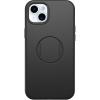 OtterBox iPhone 15 Plus and iPhone 14 Plus OtterGrip Symmetry Series Case – Black, Built-in Grip, Sleek case, Snaps to MagSafe, Raised Edges Protect Camera & Screen(Black)