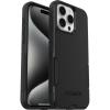 OtterBox iPhone 15 Pro MAX (Only) Commuter Series Case – BLACK, slim & tough, pocket-friendly, with port protection (Unit ships in polybag, ideal for business customers)(Black)