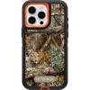OtterBox iPhone 15 Pro MAX (Only) Defender Series Case – Realtree Edge (Blaze Orange/Black/RT Edge), Rugged & Durable, with Port Protection, Includes Holster Clip Kickstand(Realtree Orange)