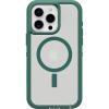 OtterBox iPhone 15 Pro MAX (Only) Defender Series XT Clear Case – Velvet Evergreen (Clear), screenless, Rugged, Snaps to MagSafe, Lanyard Attachment(Velvet Evergreen)