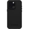 OtterBox iPhone 15 Pro MAX (Only) FRĒ Series Waterproof Case with MagSafe (Designed by LifeProof) – Black, Waterproof, 60% Recycled Plastic, Sleek and Stylish(Black)