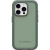 OtterBox iPhone 15 Pro (Only) Defender Series XT Clear Case – Mountain Frost (Clear), Screenless, Rugged, Snaps to MagSafe, Lanyard Attachment(Green)