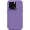 OtterBox iPhone 15 Pro (Only) FRĒ Series Waterproof Case with MagSafe (Designed by LifeProof) – Rule of Plum (Purple), Waterproof, 60% Recycled Plastic, Sleek and Stylish(Purple)