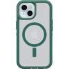 OtterBox iPhone 16e, 15, 14, & 13 Defender Series XT Case – Baby Blue Jeans (Blue), screenless, Rugged, Snaps to MagSafe, Lanyard Attachment(Velvet Evergreen)