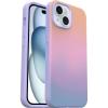 OtterBox iPhone 16e, 15, 14, & 13 Symmetry Series Case – Soft Sunset (Purple), Snaps to MagSafe, Ultra-Sleek, Raised Edges Protect Camera & Screen