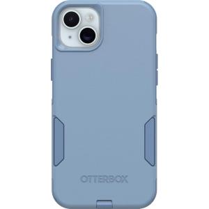 OtterBox iPhone 15 Plus and iPhone 14 Plus Commuter Series Case – Crisp Denim (Blue), Slim & Tough, Pocket-Friendly, with Port Protection