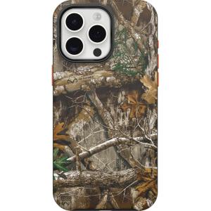 OtterBox iPhone 15 Pro MAX (Only) Symmetry Series Case – Realtree Edge (Orange/Camo), Snaps to MagSafe, Ultra-Sleek, Raised Edges Protect Camera & Screen