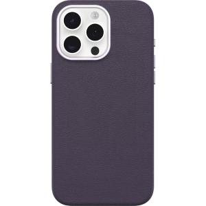 OtterBox iPhone 15 Pro Max Symmetry Series Cactus Leather for MagSafe – Plum Luxe (Purple), Snaps to MagSafe, Ultra-Sleek, Raised Edges Protect Camera & Screen